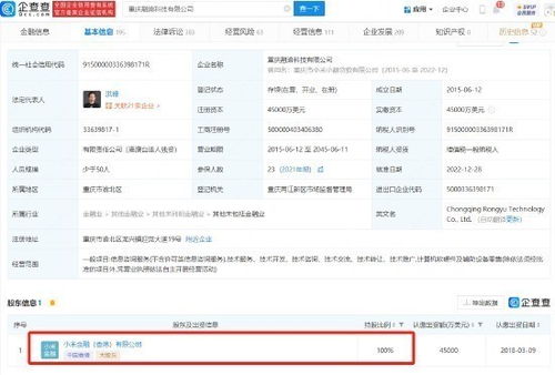小米小額更名信息技術咨詢服務，釋放企業戰略升級信號